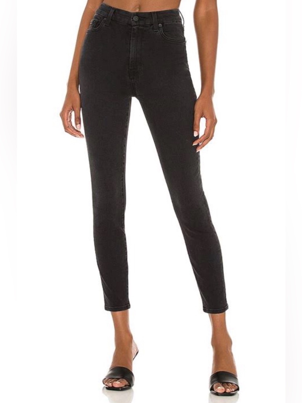 7 For All Mankind High Waist Ankle Skinny